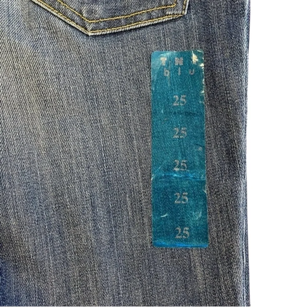Acne BNWT Kex Soft Raw Skinny Stretchmed Wash Blue Jeans Size 25